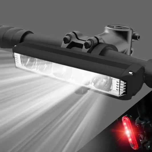 Gluschwein - Bicycle LED Bar - Fahrradlicht LED 1400 Lumen – USB aufladbar und wasserdicht
