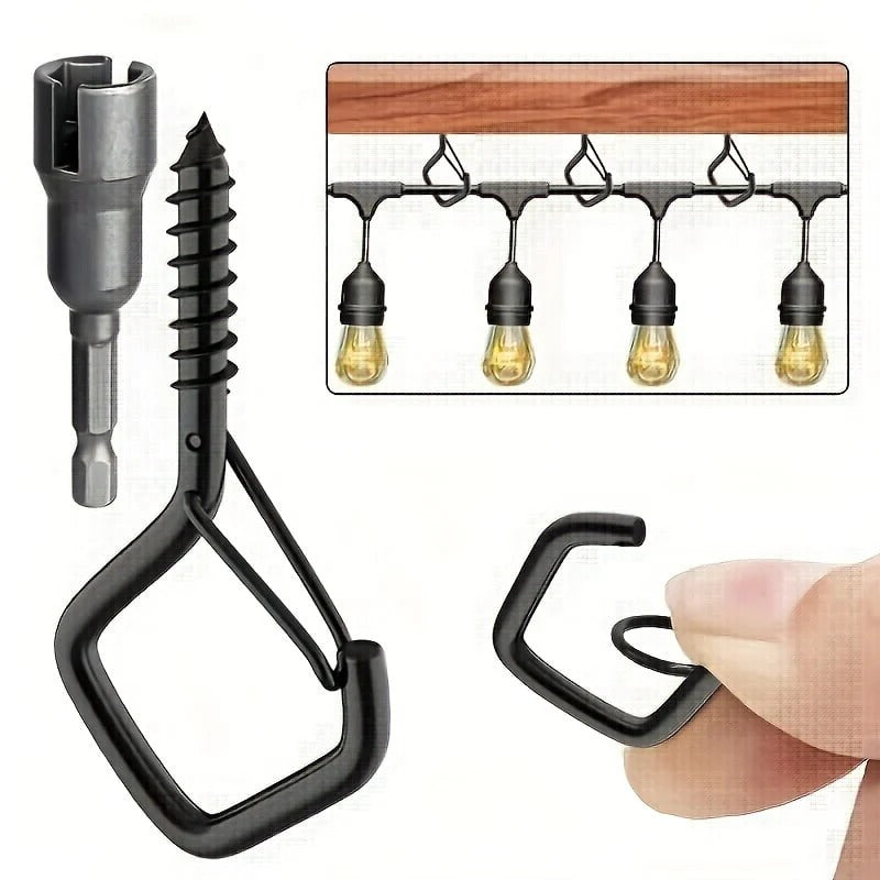 Hook Clip - Schraubhaken mit Clip [20 Stück]