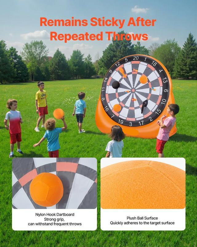 Gluschwein - 💥 HEUTE: 50% RABATT + GRATIS VERSAND!🎯Riesige Fußball-Dartscheibe (aufblasbar) – Familienspaß in 3 Min. ⚽