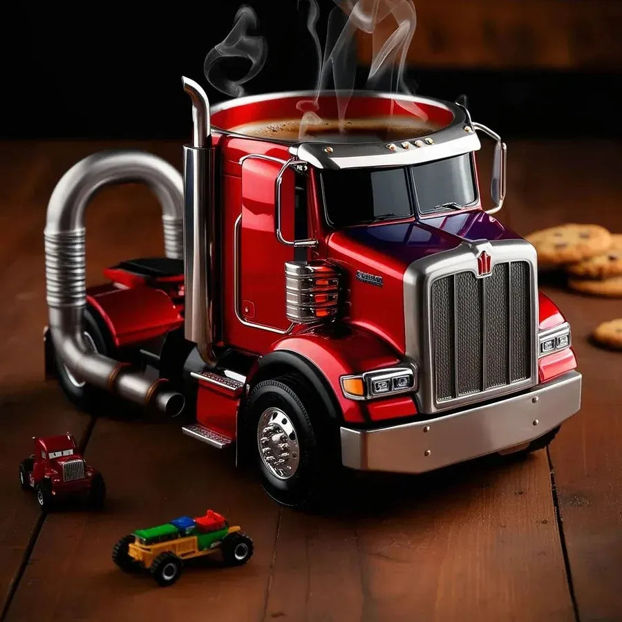 Semi-Truck Kaffeetasse für Lkw-Fahrer – Ein Muss für Reisen