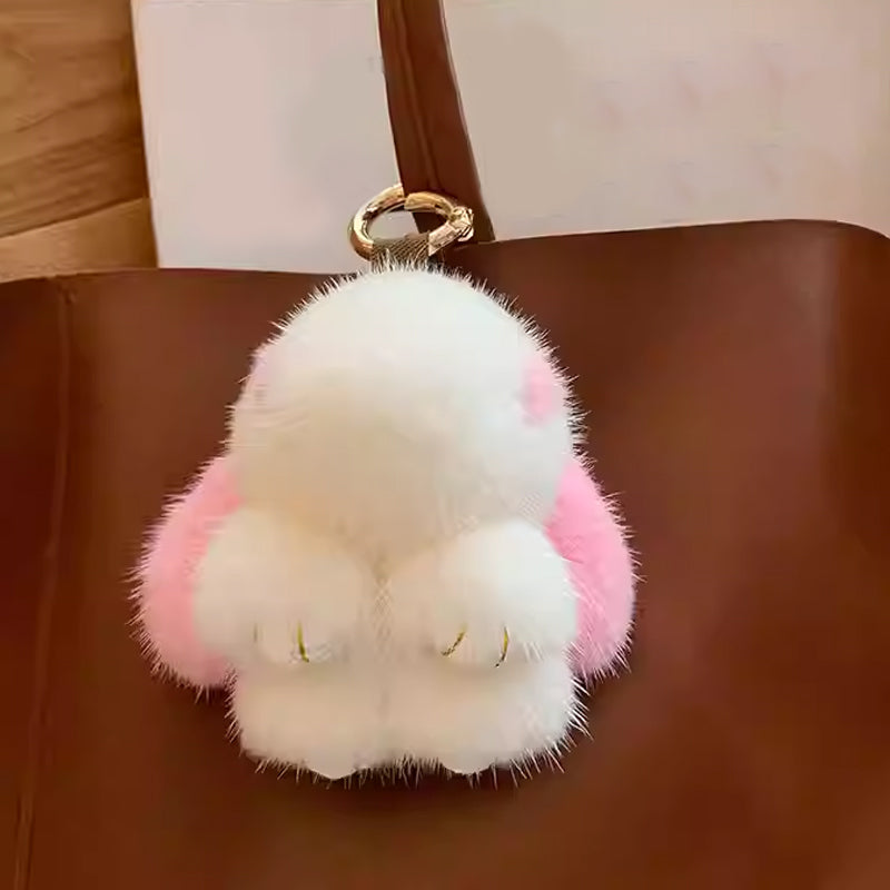 Pendentifs Soft Bunny PomPom fabriqués à la main (édition en boîte)