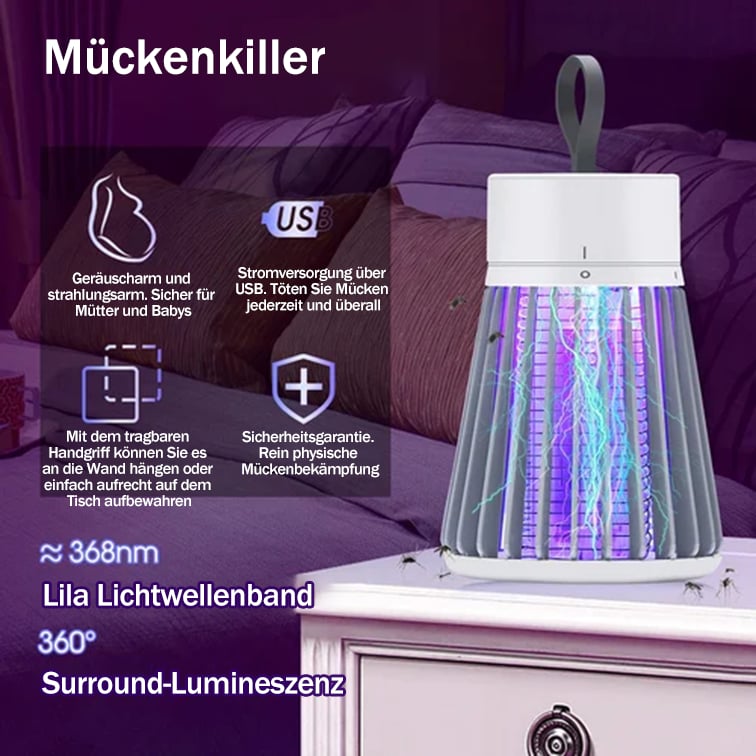 Gluschwein - 🔥Sommer Aktion 50% RABATT🔥-🦟USB / Wiederaufladbare Moskito & Fliegenfalle Lampe