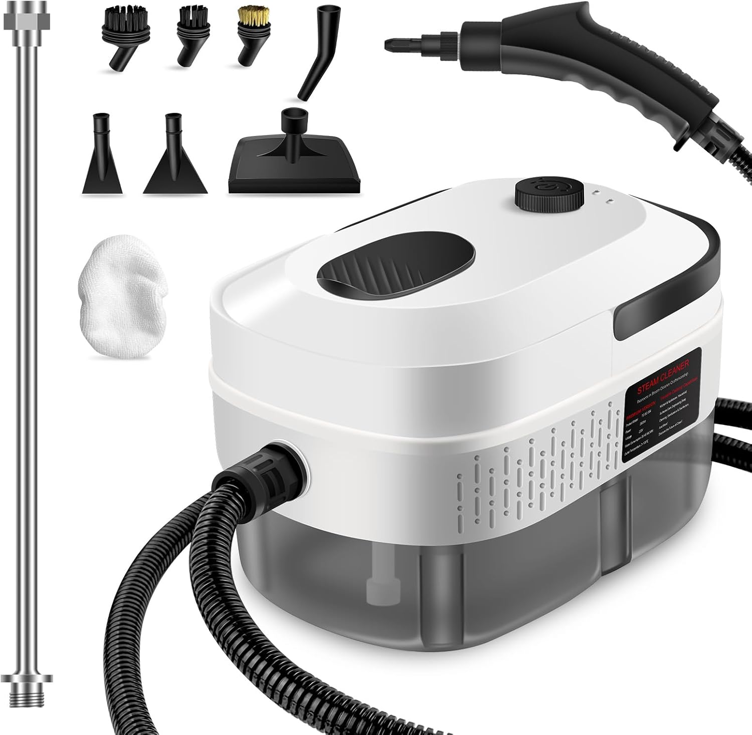 Gluschwein - 💥 50% RABATT! 🧼 Handgehaltener Dampfreiniger – Chemiefreie Reinigung, vielseitig & effektiv gegen Fett, Kalk und Bakterien – perfekt für Küche, Bad und Fugen 🔥