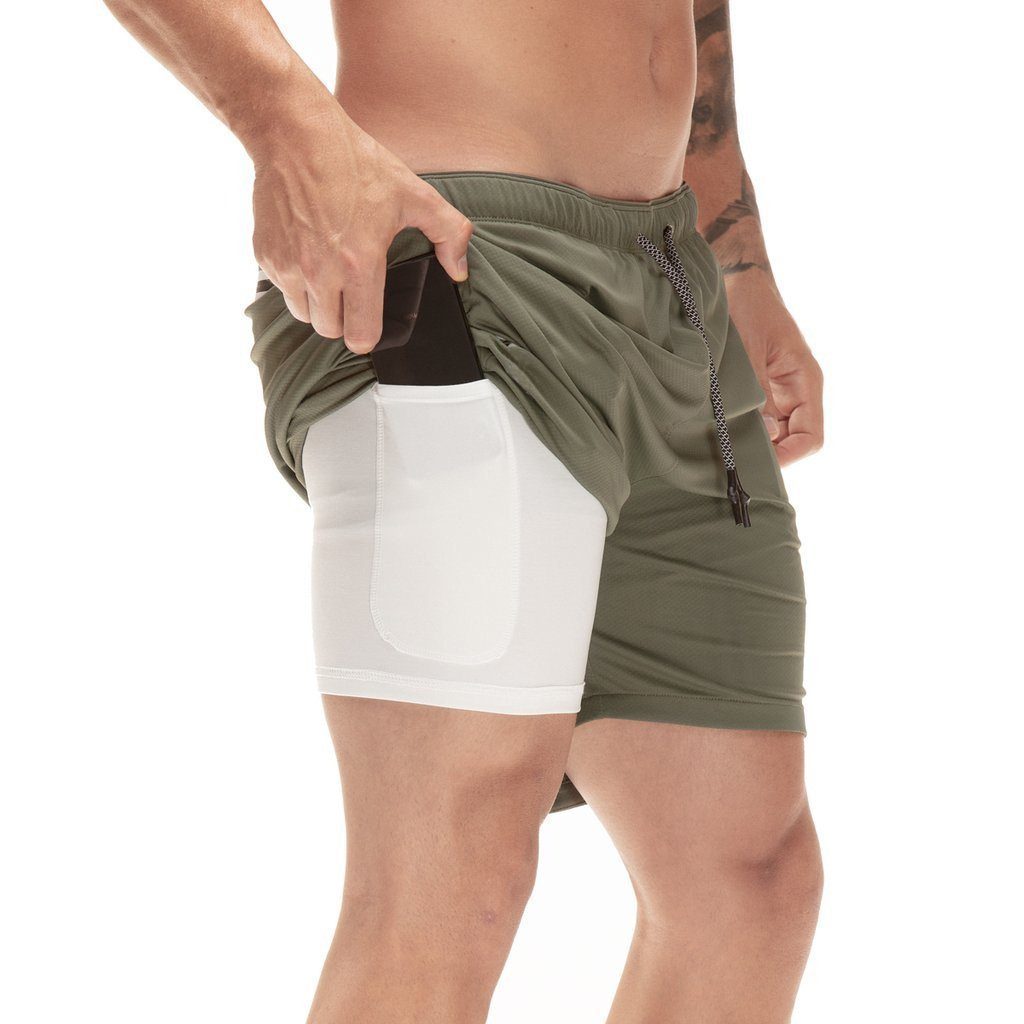 Gluschwein - 2 in 1 Shorts Sicherheitstasche Fitness-hose