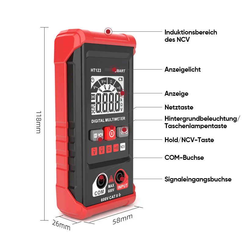 Gluschwein - Elektrisches Mess-Multimeter