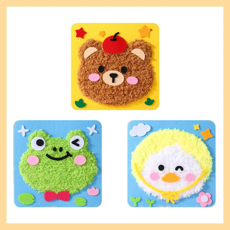 Gluschwein - Fuzzy Drawings - Set zum Basteln einer Stickpuppe