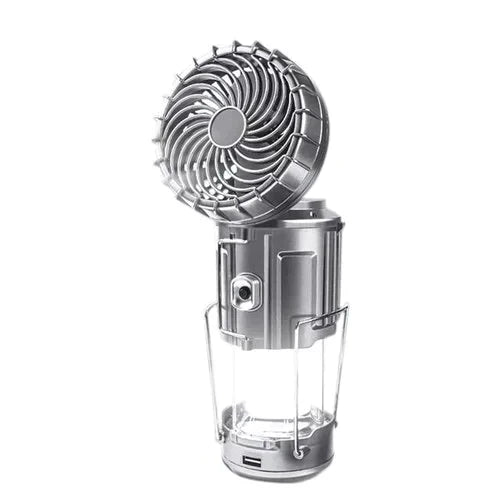 🔥Solange der Vorrat reicht 40 % Rabatt!🎉Tragbare LED-Campinglampe mit Ventilator（Sommer-Sonderangebot）