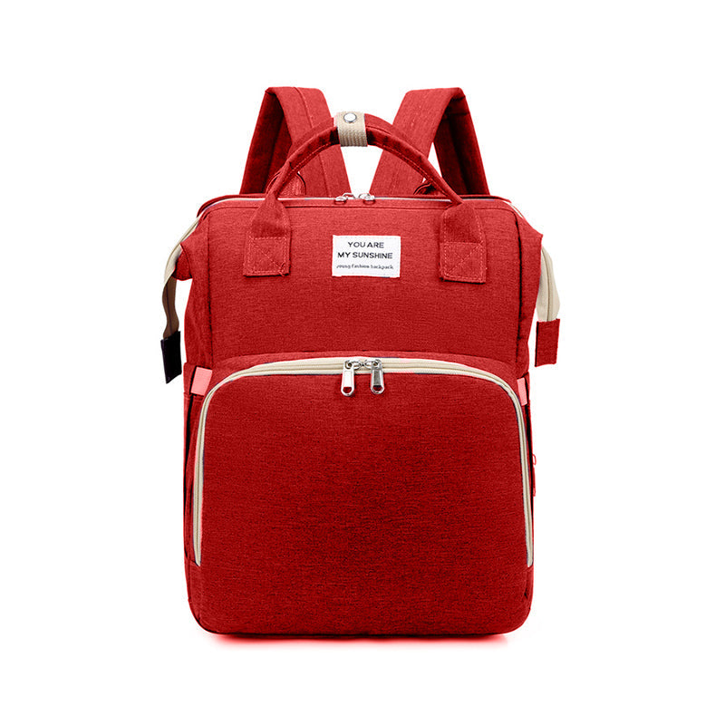 Gluschwein - All-in-One erweiterbare Wickeltasche Rot