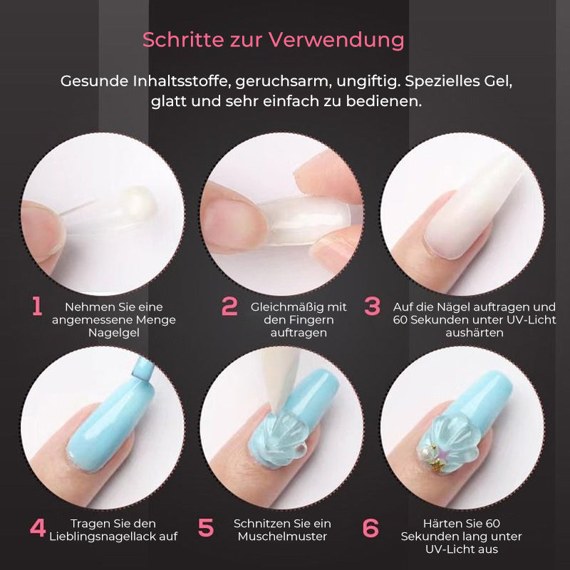 Gluschwein - Aufbaugel für Nagelverlängerung