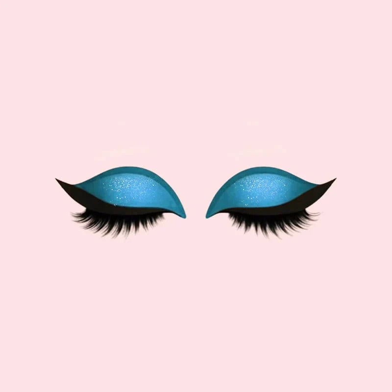 Gluschwein - Fauler Lidschatten-Wimpernaufkleber