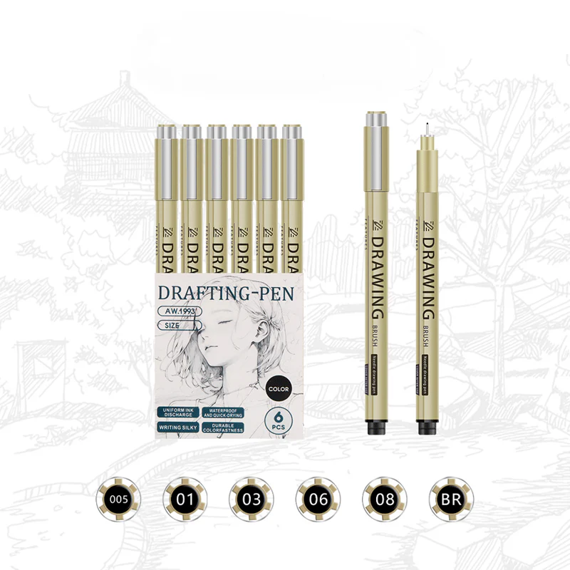 TraceDrawings -  Entspannendes Malbuch mit Tintenfarben