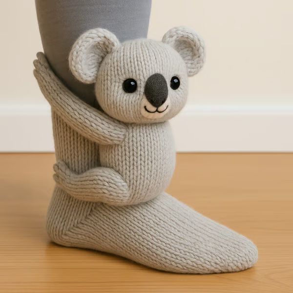 Kuschelige Tiersocken