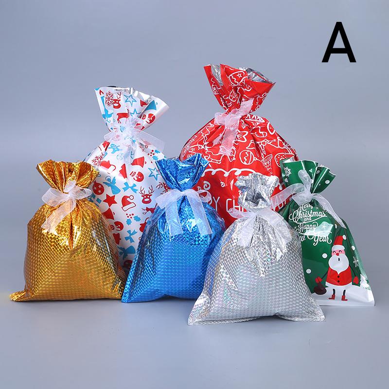 (🎄 Early Christmas Sale 🎄) Drawstring Christmas Gift Bags, Reusable