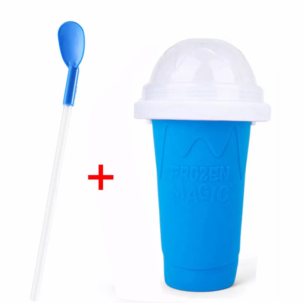 SlushyCup - Slushy-Becher zum Quetschen – Für Eisgetränke in Minuten