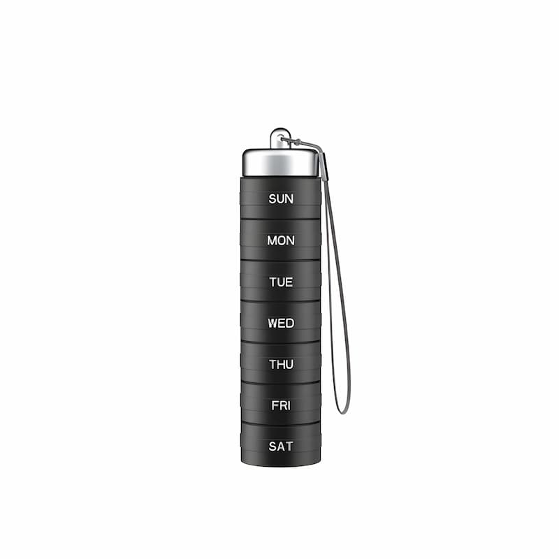 Gluschwein - Pill Bottle - Tablettendose 7 Tage mit Wocheneinteilung