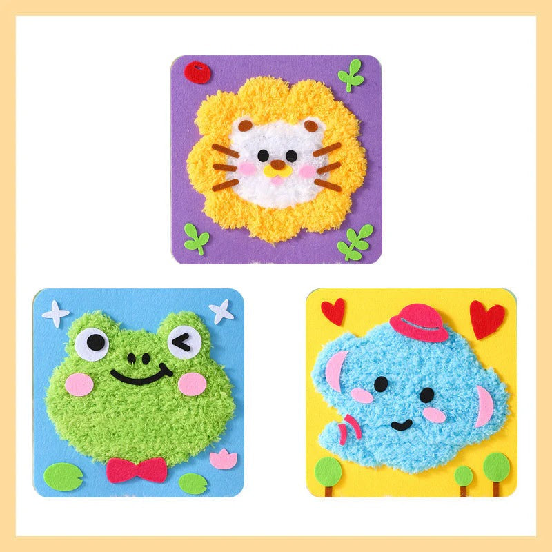 Gluschwein - Fuzzy Drawings - Set zum Basteln einer Stickpuppe