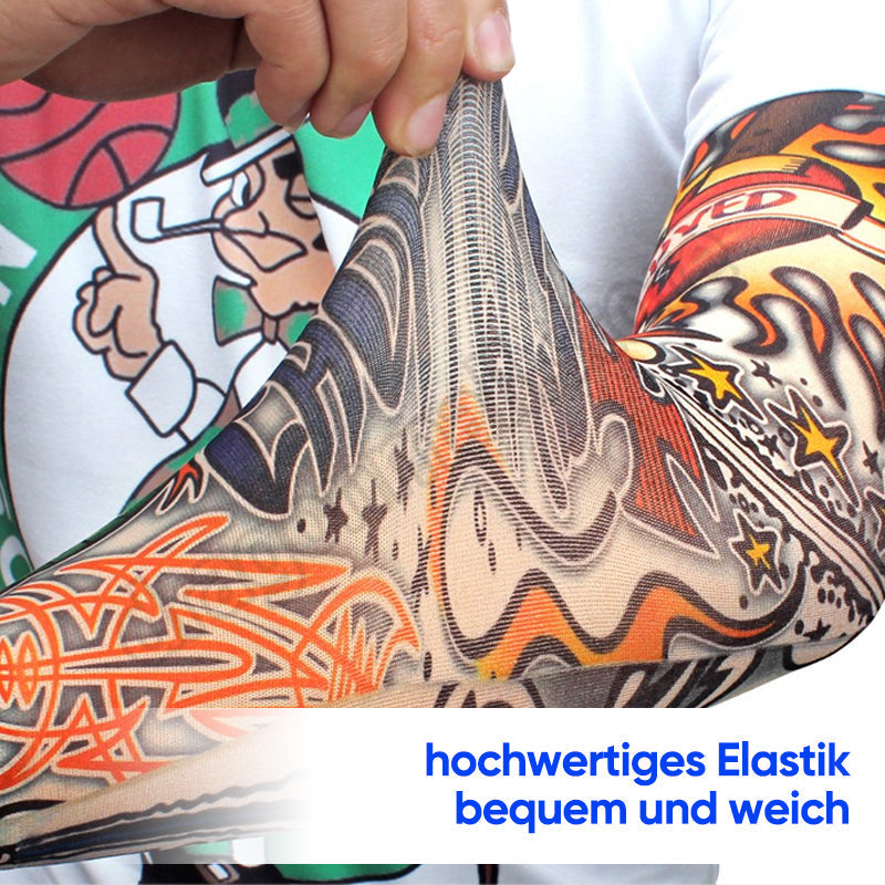 Gluschwein - Arm-Tattoo-Ärmel mit Blumenmuster