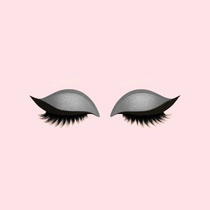 Gluschwein - Fauler Lidschatten-Wimpernaufkleber
