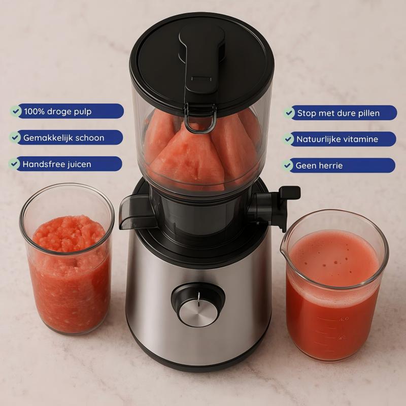Gluschwein - ✨🥤60% RABATT + KOSTENLOSER VERSAND🍎 Hochleistungs-Kaltpress-Entsafter – 110 mm extra breiter Einfülltrichter, 98 % Saftausbeute & einfache Reinigung ⚡