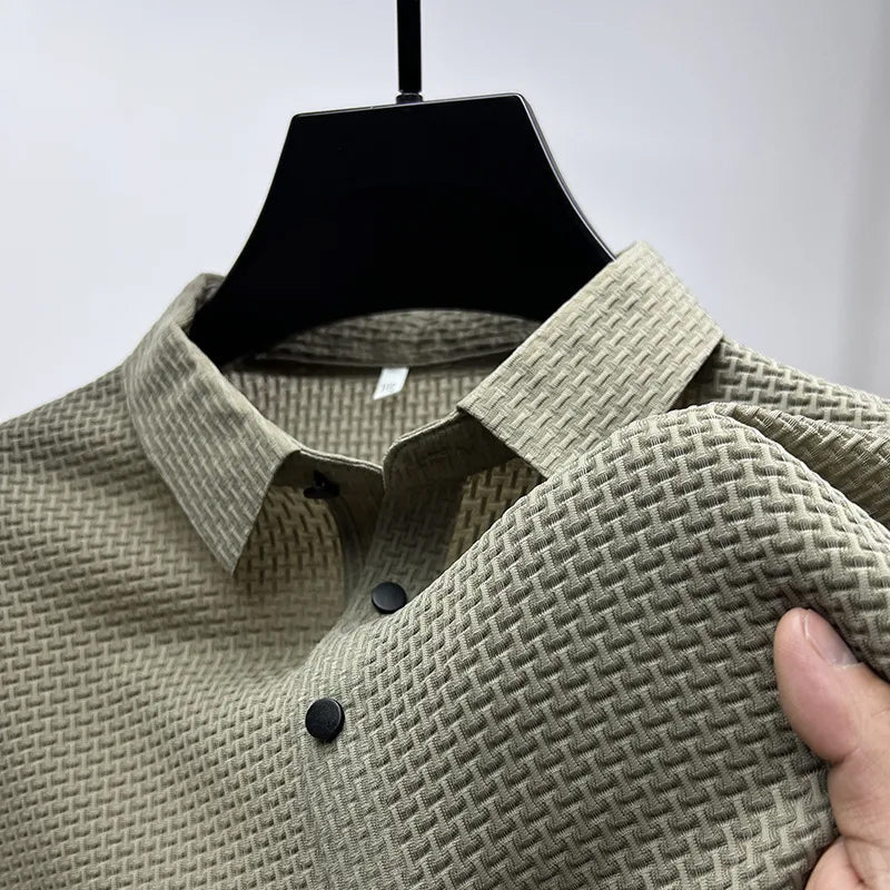 Gluschwein - Mesh Ice Silk Short Sleeve T-shirt Polo Shirt