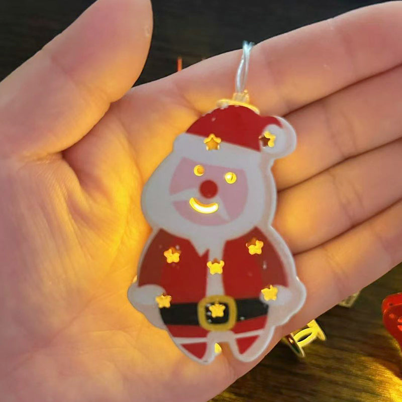 ChristmasGlow | Weihnachts LED-Eisen-Dekolichterkette