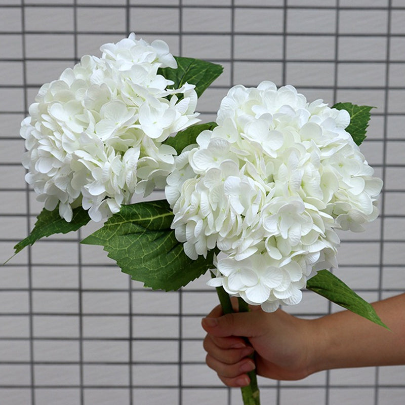 Gluschwein - Künstliche Hortensienblumen im Freien💐