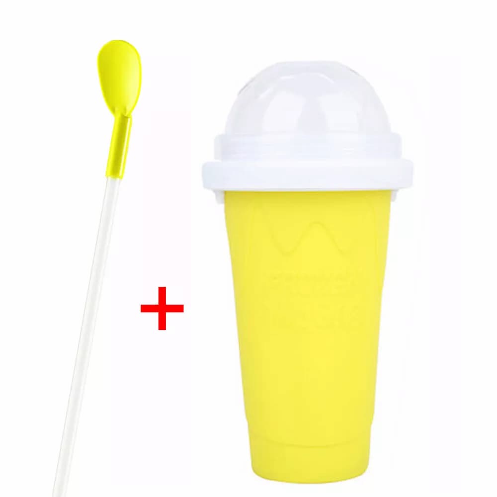 SlushyCup - Slushy-Becher zum Quetschen – Für Eisgetränke in Minuten