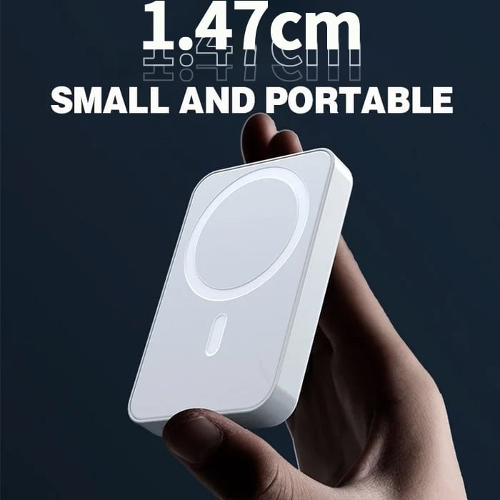 🔋 60% RABATT! 🔥 Tragbare kabellose magnetische Powerbank – LED-Anzeige & MagSafe-kompatibel – Perfekt für iPhone & Android – kompakt & reisefreundlich 📱