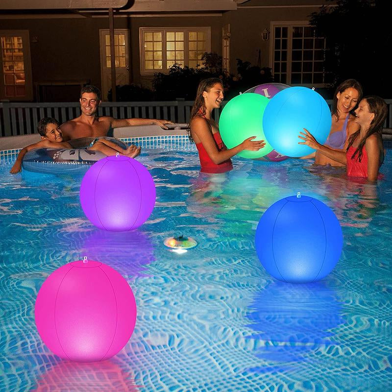 Gluschwein - 16 Farben leuchtendes Wasserball-LED-Licht