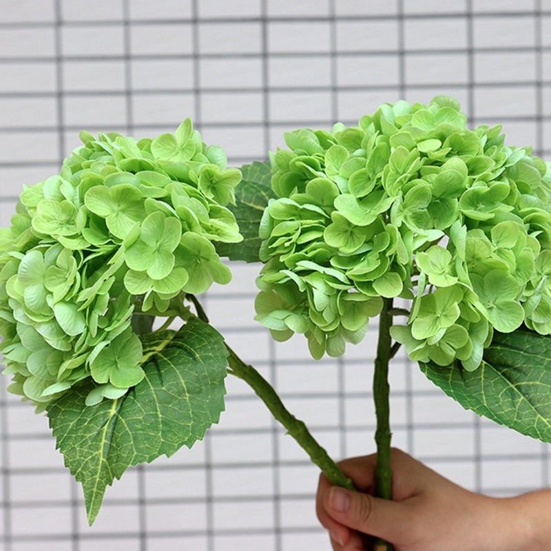 Gluschwein - Künstliche Hortensienblumen im Freien💐