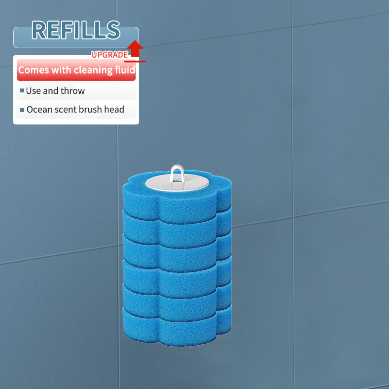 Gluschwein - 50 000+ VERKAUFT!🚽💦Innovatives Einweg-Toilettenbürstenset zur Wandmontage✨
