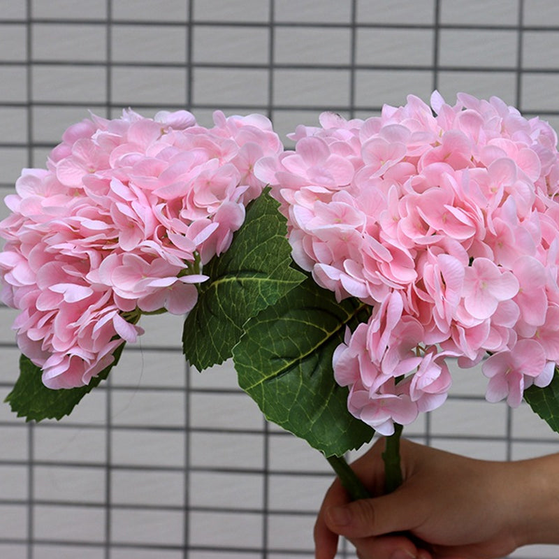 Gluschwein - Künstliche Hortensienblumen im Freien💐