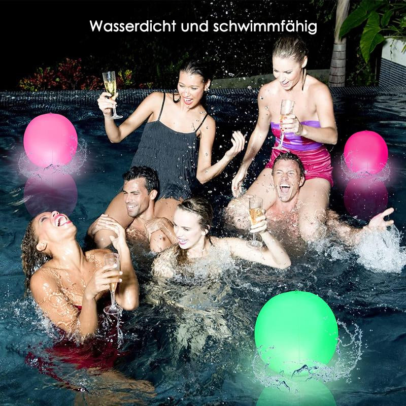 Gluschwein - 16 Farben leuchtendes Wasserball-LED-Licht