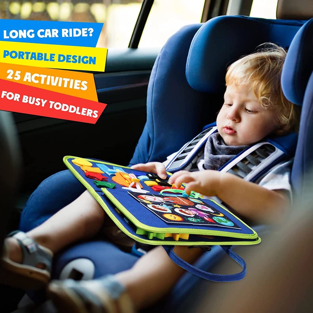 Tablero sensorial: juguete de actividad Montessori para el desarrollo motor de los niños 