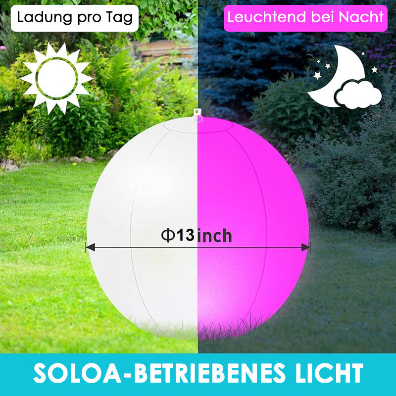 Gluschwein - 16 Farben leuchtendes Wasserball-LED-Licht