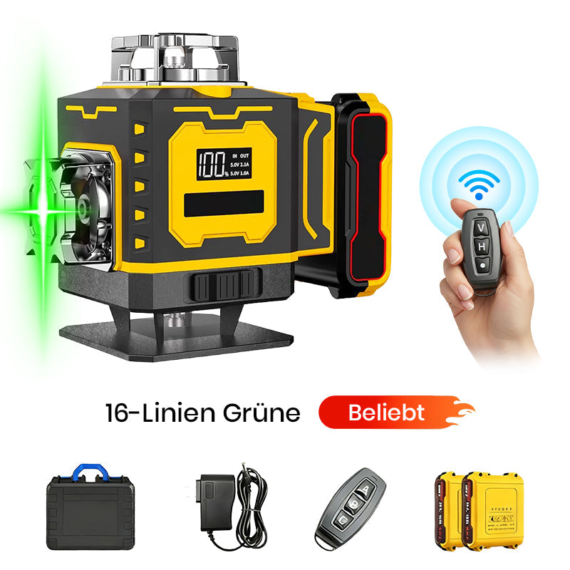 Gluschwein - 📏 60% RABATT! 🔦 Multifunktions-Laserwasserwaage – Selbstnivellierend, Horizontale & Vertikale Linien & Ideal für Heimwerker 🔧