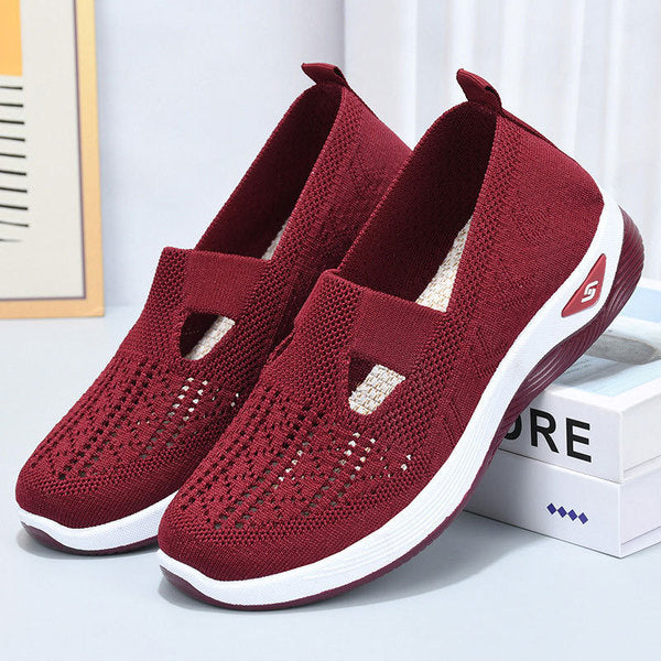 Gluschwein - 🔥Damenschuhe, bequeme, atmungsaktive, rutschfeste orthopädische Wanderschuhe für Menschen mittleren Alters und ältere Menschen