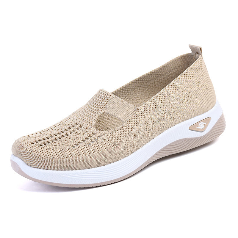 Gluschwein - 💥Kostenloses Geschenk geben🔥Damenschuhe, bequeme, atmungsaktive, rutschfeste orthopädische Wanderschuhe für Menschen mittleren Alters und ältere Menschen