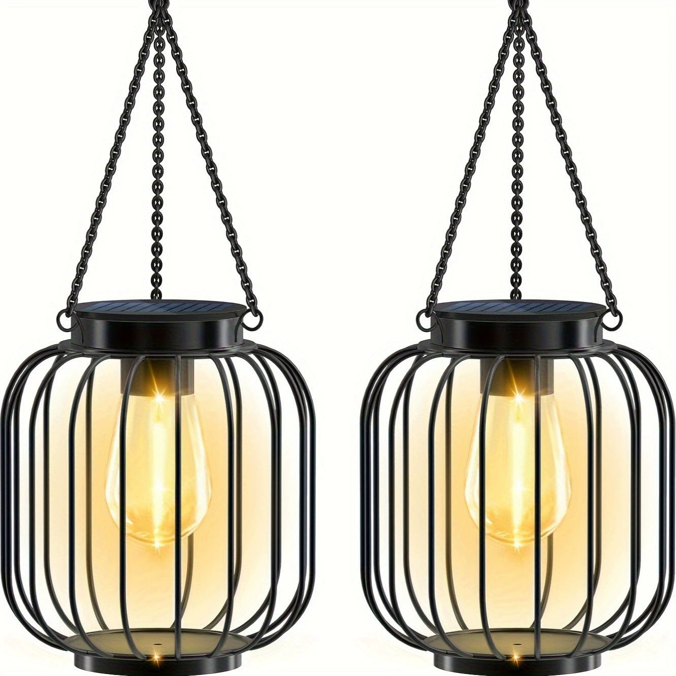 🌞💎 -50% Retro Solar-Hängelampe 💡✨ IP65 wasserdicht, 12h Leuchtdauer, umweltfreundlich für Garten & Terrasse