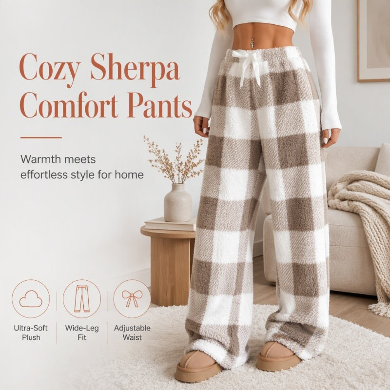👖 50 % RABATT | Kuschelige Wärme & entspannter Komfort – Winterliche Vintage-Karohose mit geradem Bein