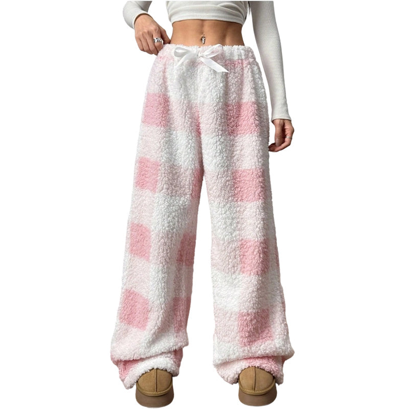 👖 50 % RABATT | Kuschelige Wärme & entspannter Komfort – Winterliche Vintage-Karohose mit geradem Bein