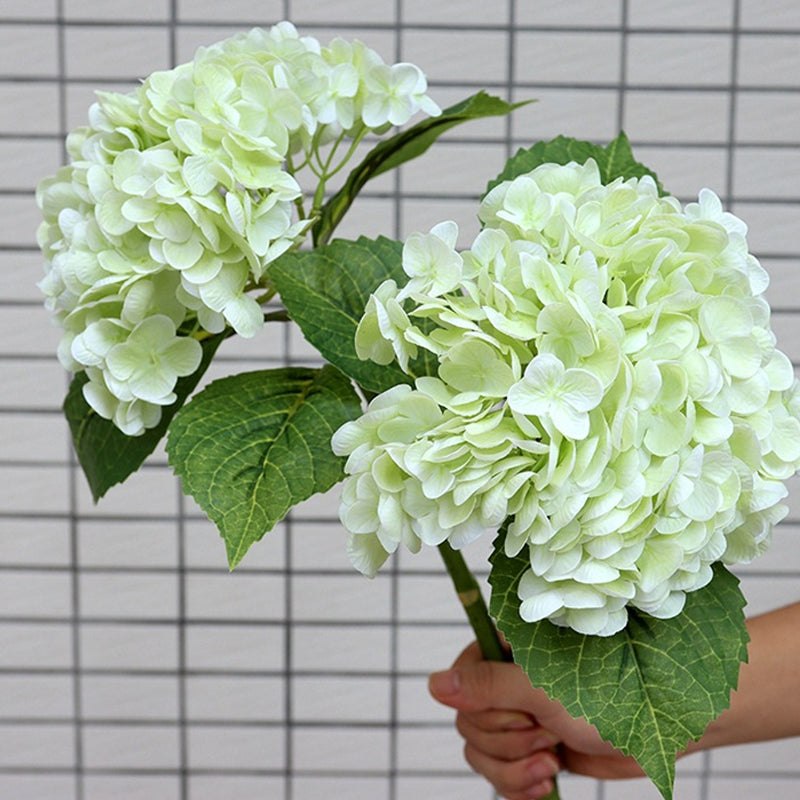 Gluschwein - Künstliche Hortensienblumen im Freien💐