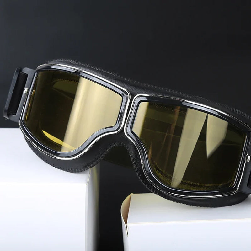 Gluschwein - Vintage-Motorradbrille