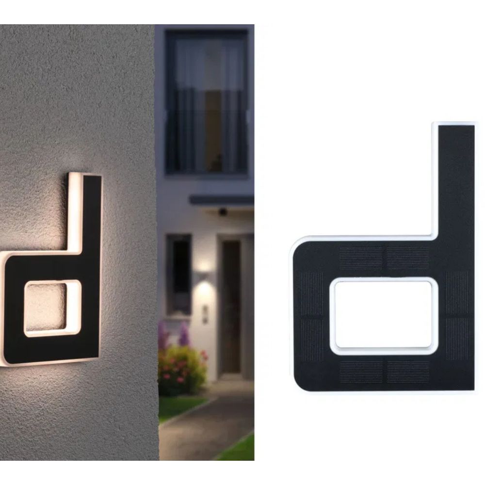 LightNumbers - Solarbetriebene beleuchtete Hausnummern