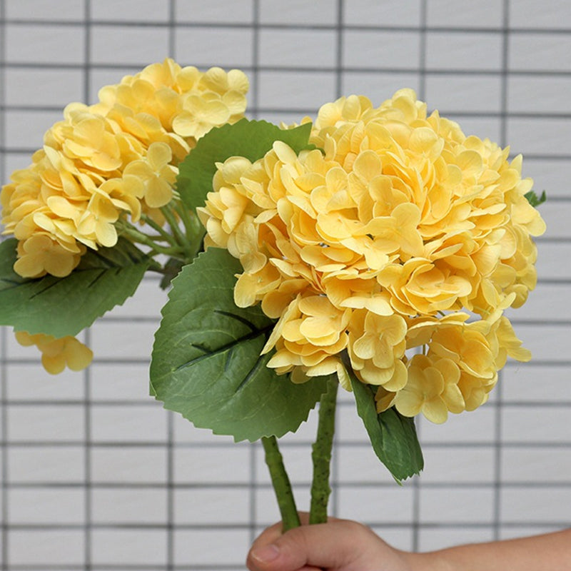 Gluschwein - Künstliche Hortensienblumen im Freien💐