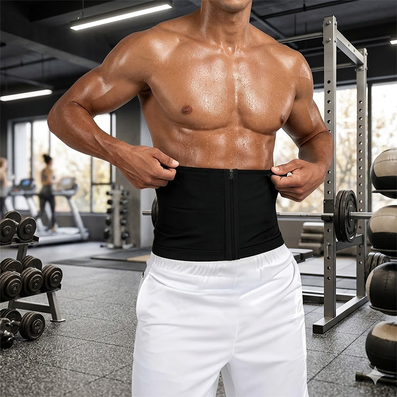 🏃‍♂️ LIMITED-TIME 50% RABATT! ✨ Taillentrainer-Schweißgürtel für Männer – Kompression, Schlank ✨