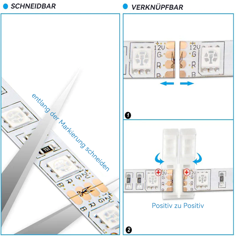 Gluschwein - LED-Lichtstreifen-Kit für DIY-Dekoration