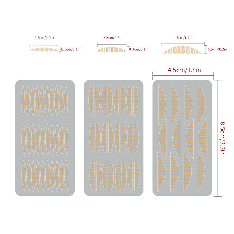 Gluschwein - Augenlid Schlupflider Stripes Schlupflid Doppelaugenlider