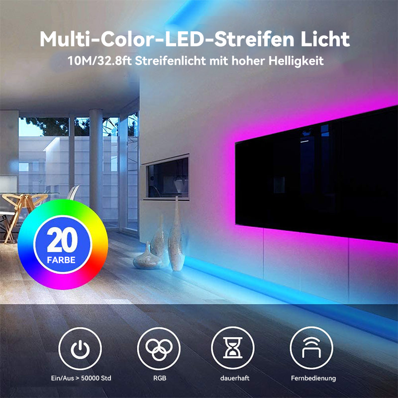 Gluschwein - LED-Lichtstreifen-Kit für DIY-Dekoration