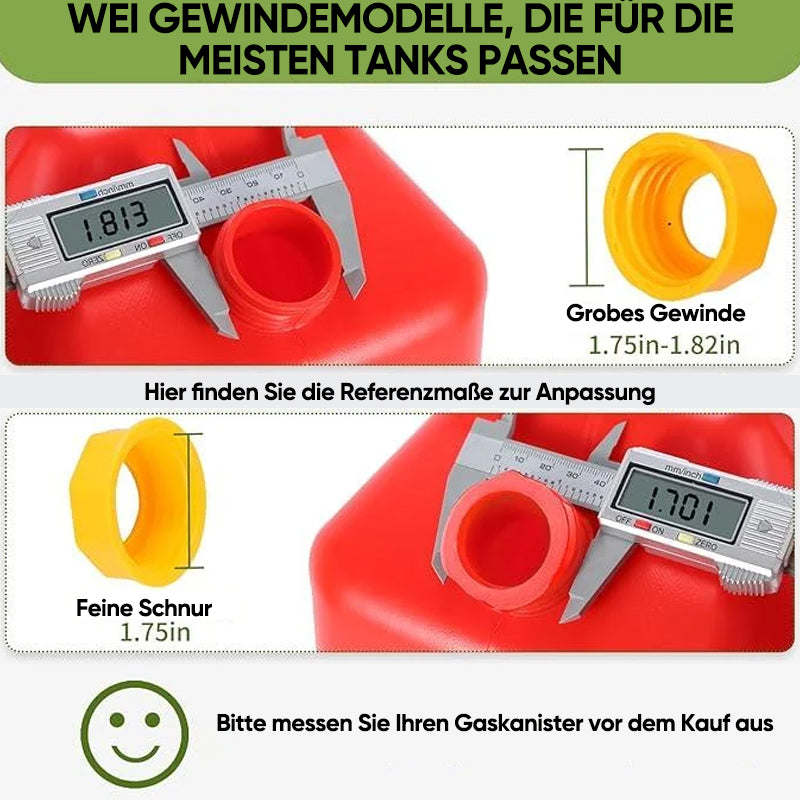 Gluschwein - Austausch des Gaskanisterauslaufs